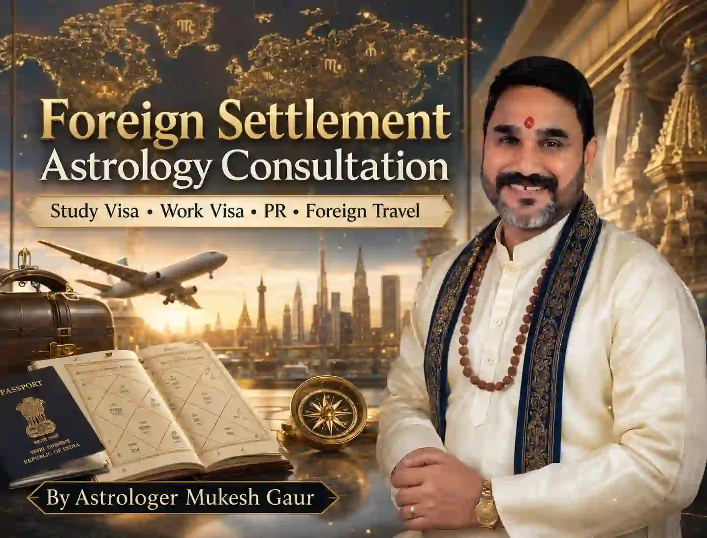 Foreign Settlement & Abroad Astrology Consultation