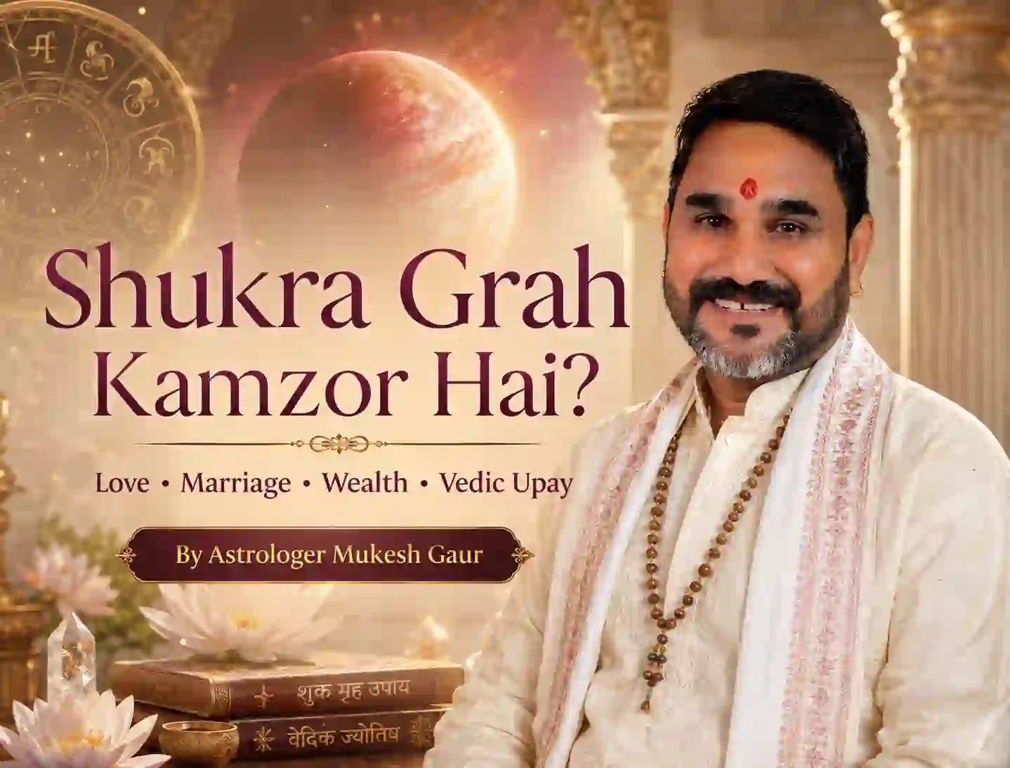 Shukra Grah (Venus) Kamzor Hone Ke Lakshan Aur Vedic Upay